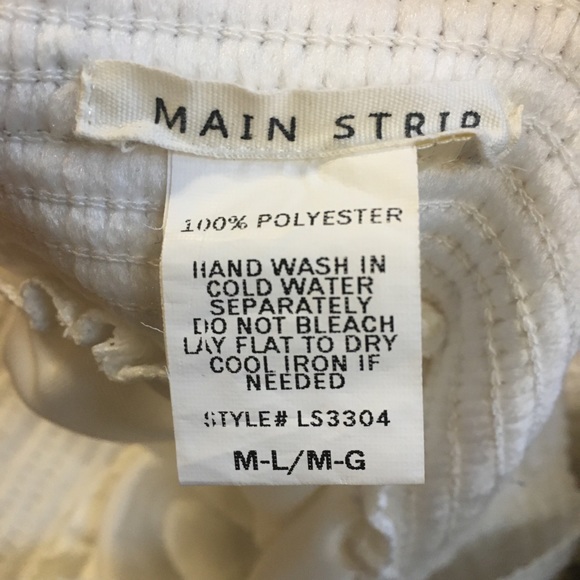 MAIN STRIP Polyester Skirt Size M-L - Picture 2 of 3